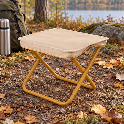 Låg hopfällbar campingpall