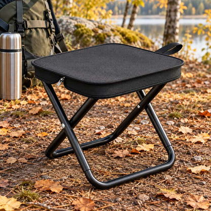 Låg hopfällbar campingpall