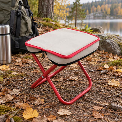 Låg hopfällbar campingpall