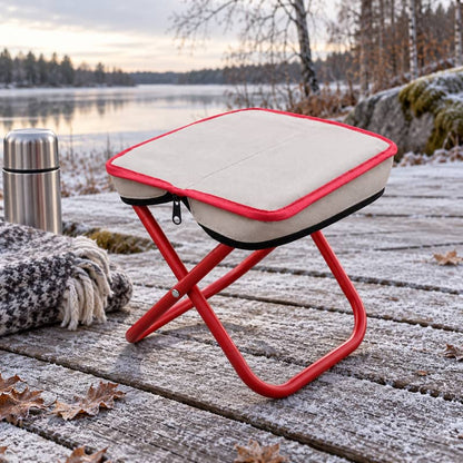 Låg hopfällbar campingpall