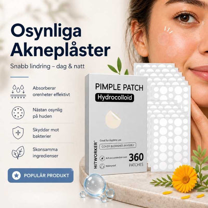 Akneplåster hydrocolloid för finnar 360-pack