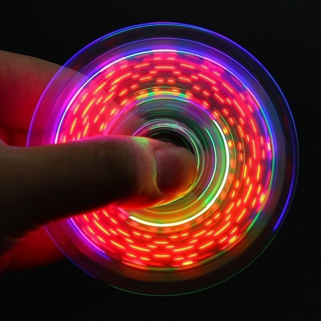Fidget spinner med led ljus