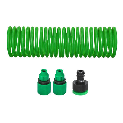 Expanderbar vattenslang med spiraldesign Grön
