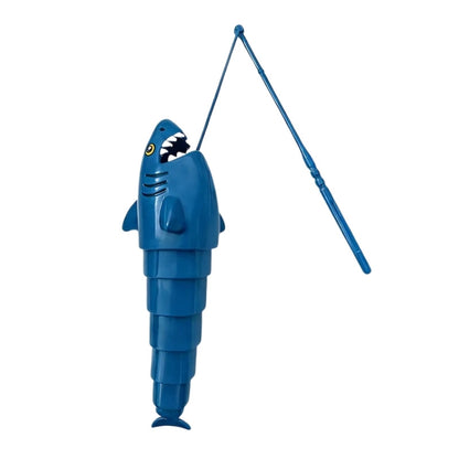 Fiskespel för barn med hajfigurer