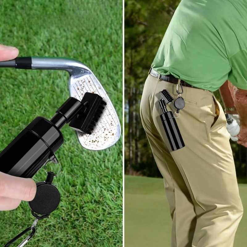 Golfborste med vattenbehållare