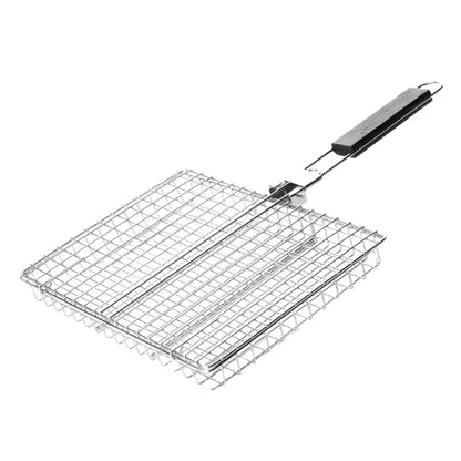 Grillkorg i kolstål med låsbart galler