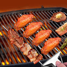 Grillspett i rostfritt stål med tre spetsar