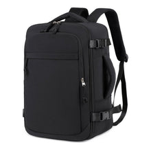 Handbagage ryggsäck för resa och weekend Svart