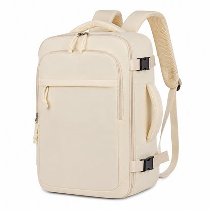 Handbagage ryggsäck för resa och weekend Beige