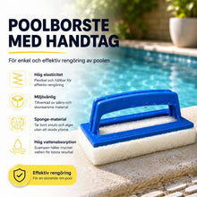 Handhållen skrubbborste för poolrengöring