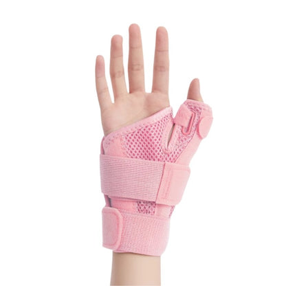 Handledsstöd med stabilisering för tummen Rosa