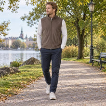 Herrväst med hel dragkedja
