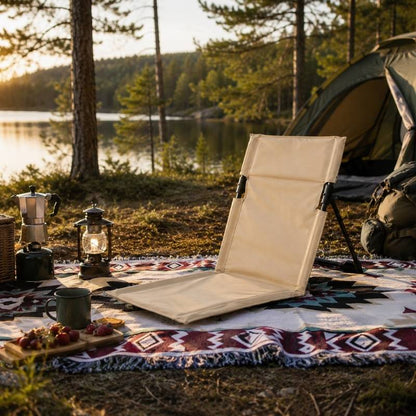 Hopfällbar camping- & strandstol