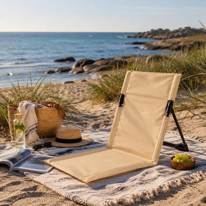 Hopfällbar camping- & strandstol