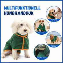 Hundbadrock med absorberande och snabbtorkande material