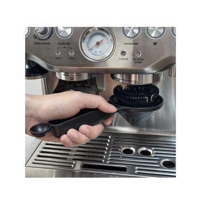 Kaffemaskinsborste för rengöring av brygghuvud