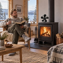 Kaminfläkt för bättre värmespridning