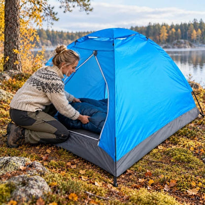 Kompakt campingtält för två