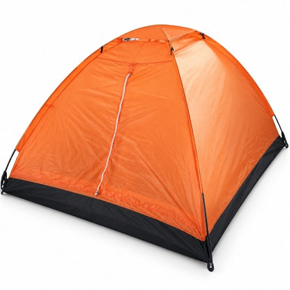 Kompakt campingtält för två Orange
