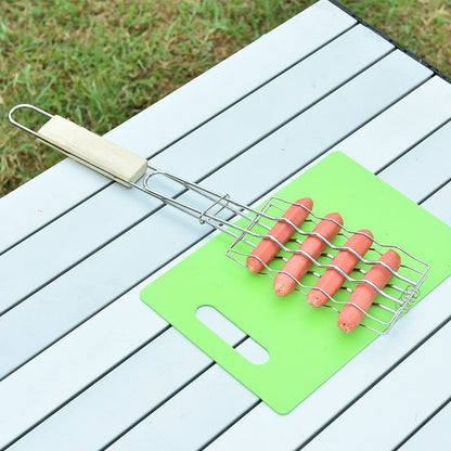 Korvgrillare med låsbart grillgaller
