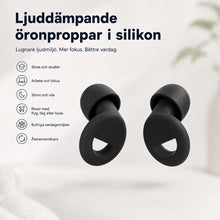 Ljuddämpande öronproppar i silikon