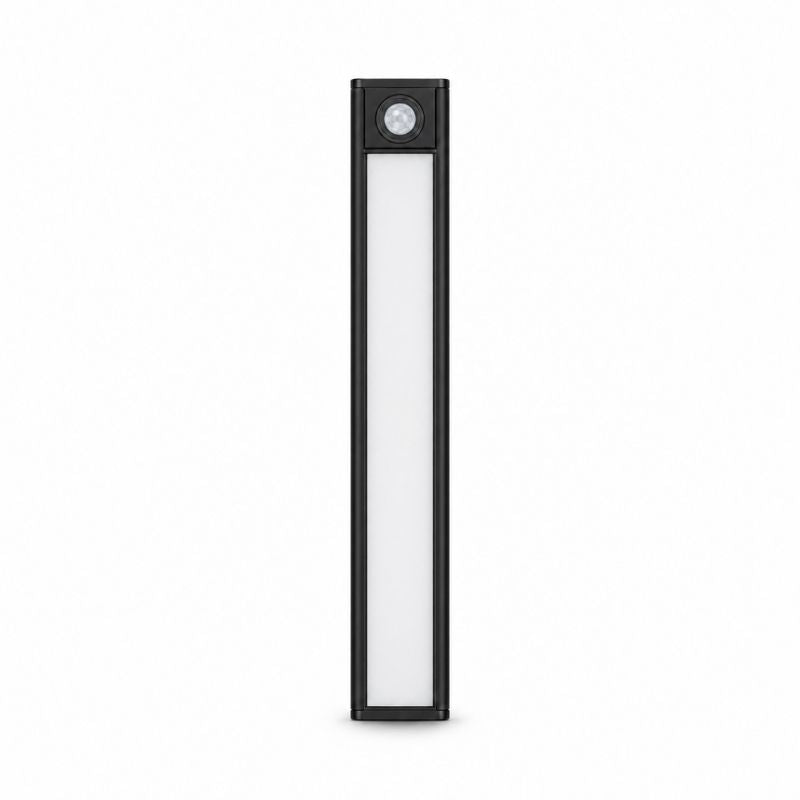 Ljuslist med rörelsesensor 20cm Svart