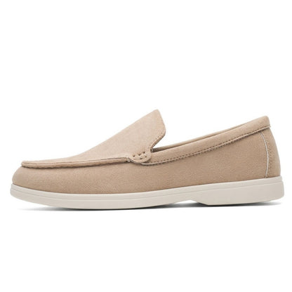 Loafers i mockaskinn med gummisula