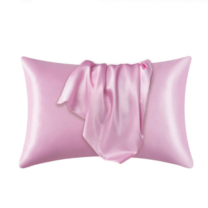 Lyxigt örngott 51x66 cm med slät och sval känsla Rosa