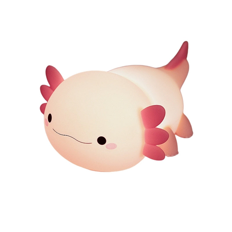 Nattlampa barn uppladdningsbar axolotl lampa