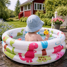 Plaskpool för barn med mjuk uppblåsbar botten