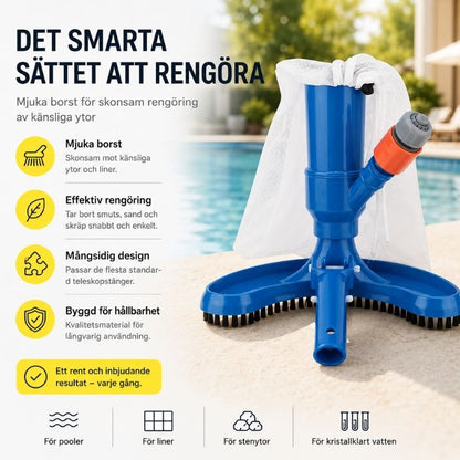 Pooldammsugare för rengöring av poolbotten