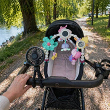 Portabel barnvagnsfläkt med flexibel tripod
