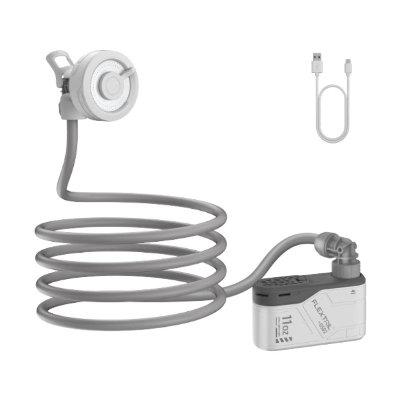 Portabel campingdusch med batteri