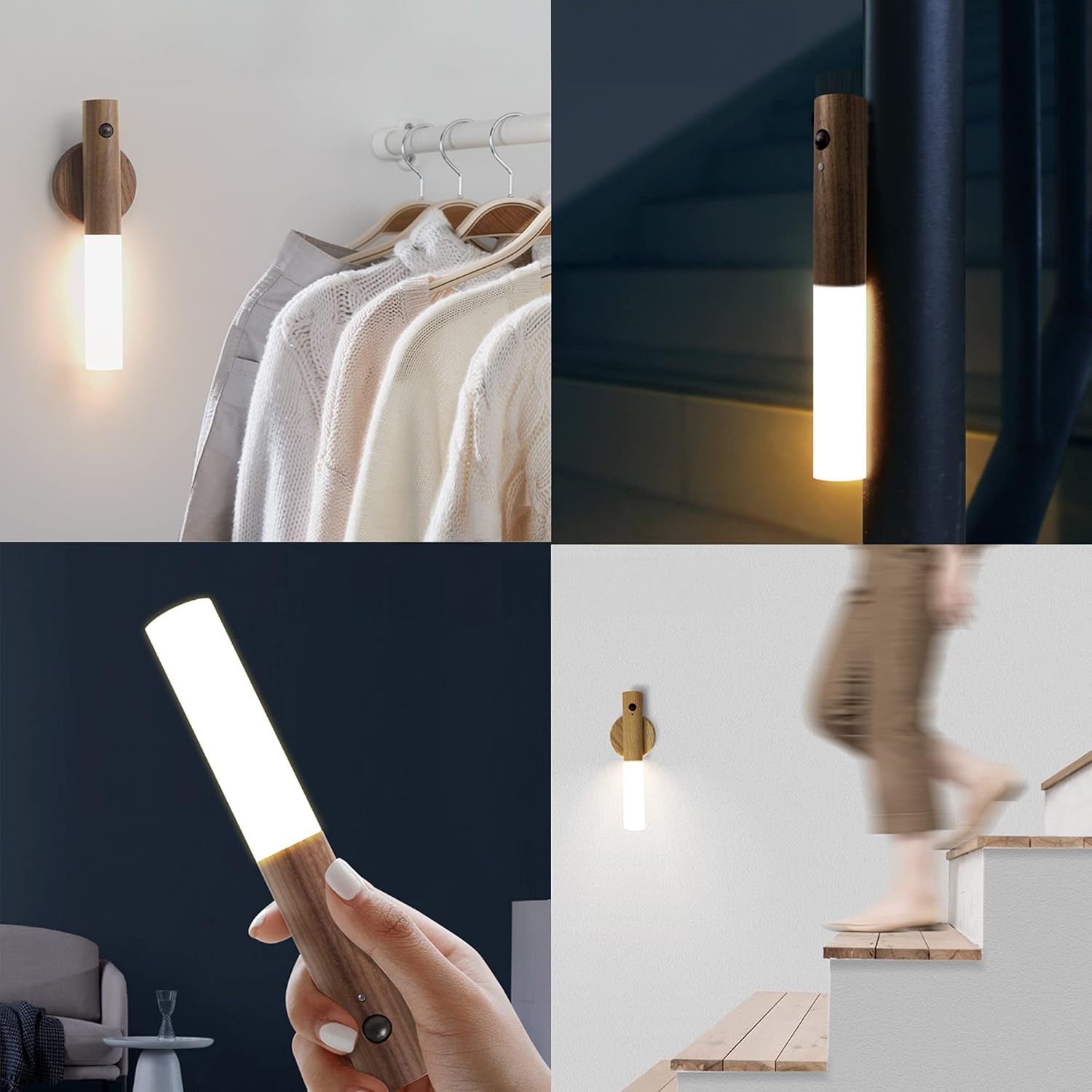 Portabel stavlampa med sensor