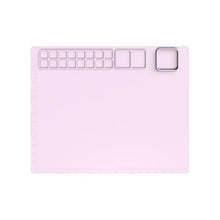 Pysselmatta i silikon med färgkoppar Rosa