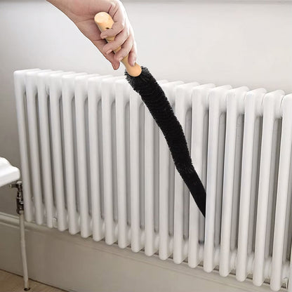Elementborste med trähandtag