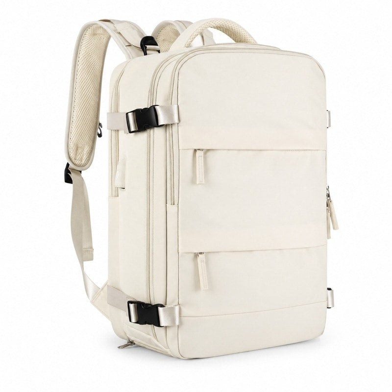 Reseryggsäck för handbagage och weekend Beige