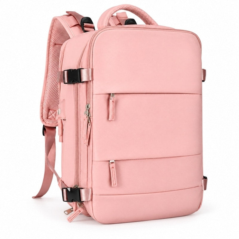Reseryggsäck för handbagage och weekend Rosa