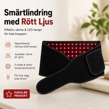 Rödljusterapi bälte för muskel- och ledsmärta