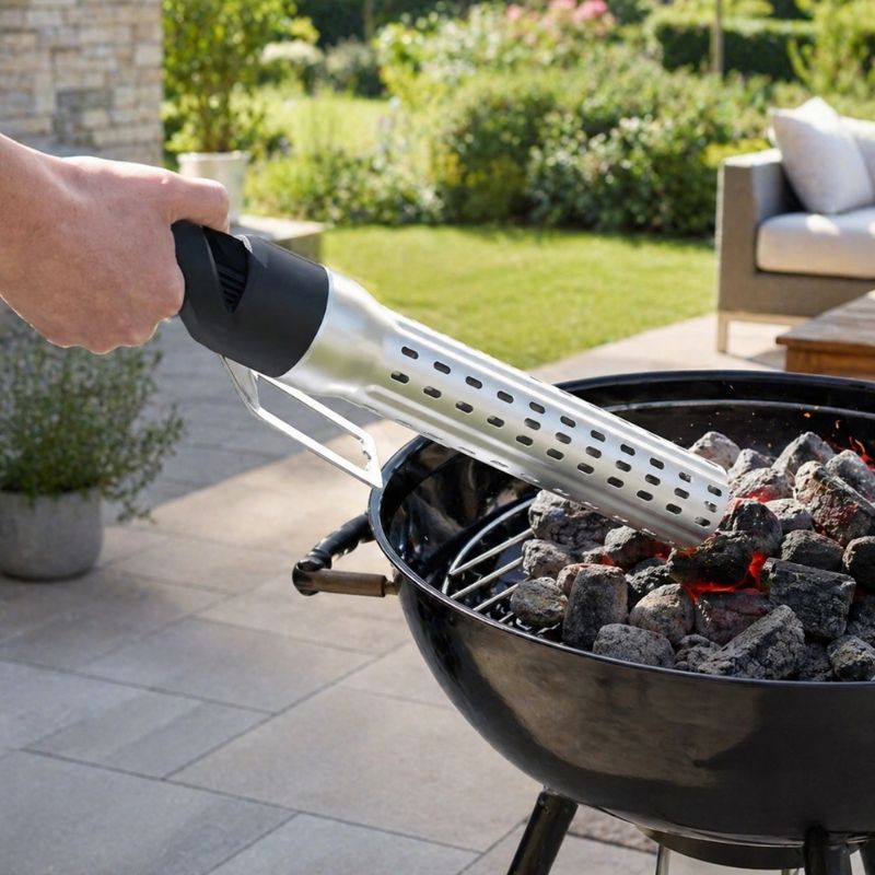 Snabb elektrisk grilltändare med varmluft