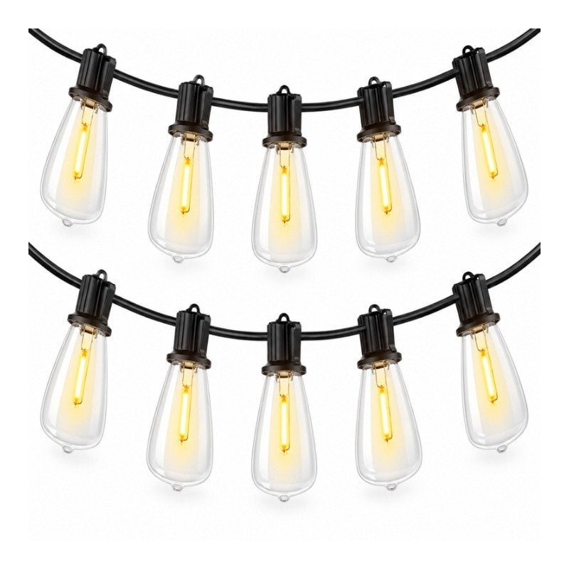 Solcellsdriven LED-ljusslinga 30 m