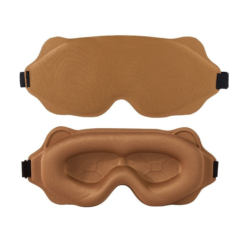 Sovmask med 3D-passform för total mörkläggning Brun