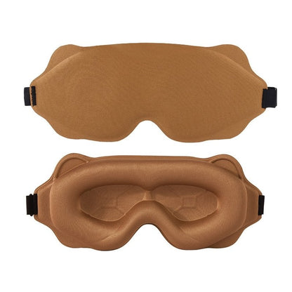 Sovmask med 3D-passform för total mörkläggning Brun