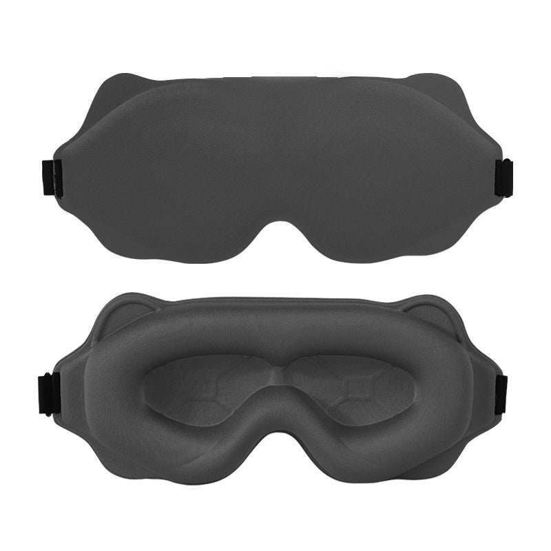 Sovmask med 3D-passform för total mörkläggning Mörkgrå