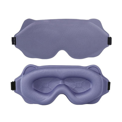 Sovmask med 3D-passform för total mörkläggning Lila