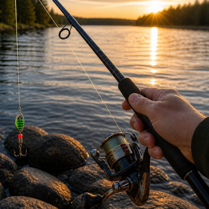 Spinnare för fiske 16-pack med förvaringsbox
