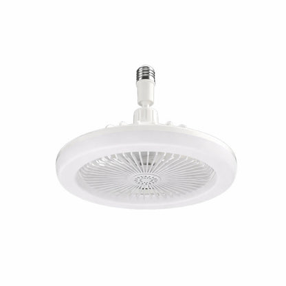Takfläkt med led lampa och E27 sockel Vit
