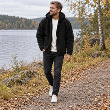 Teddyjacka för herr till hösten
