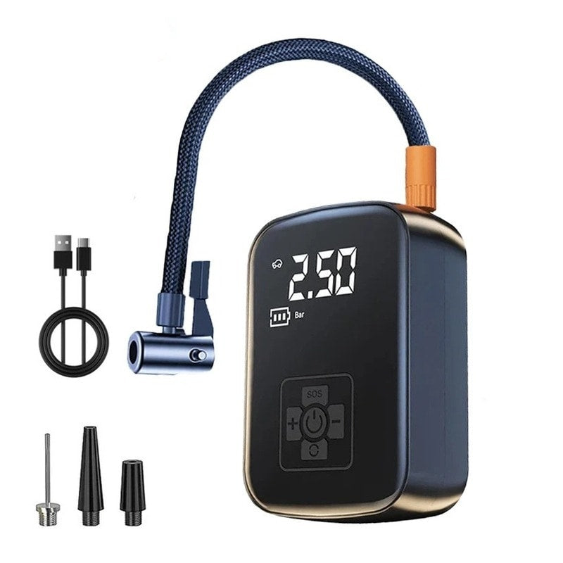 Trådlös luftpump med digital display