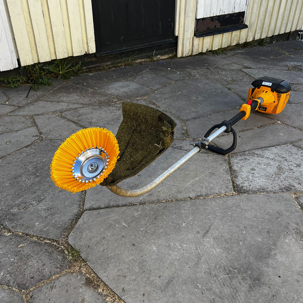 Trimmerborste 200 mm för ogräs och mossa